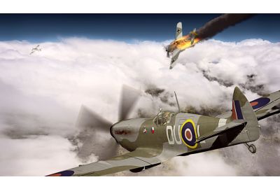 Image of fighter jet in WW2.