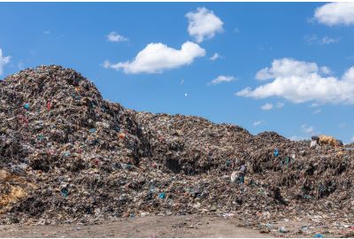 Landfill site in the Dominican Republic.