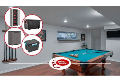 Image of a man cave garage.