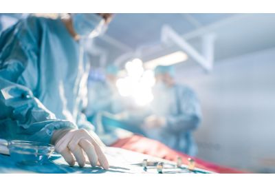 Image of plastic being used in the medical industry.