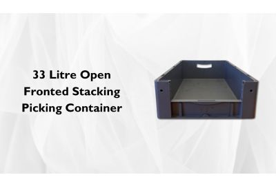 33 Litre Open Fronted Stacking Picking Container.