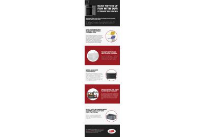 Make tidying up fun with our storage solutions