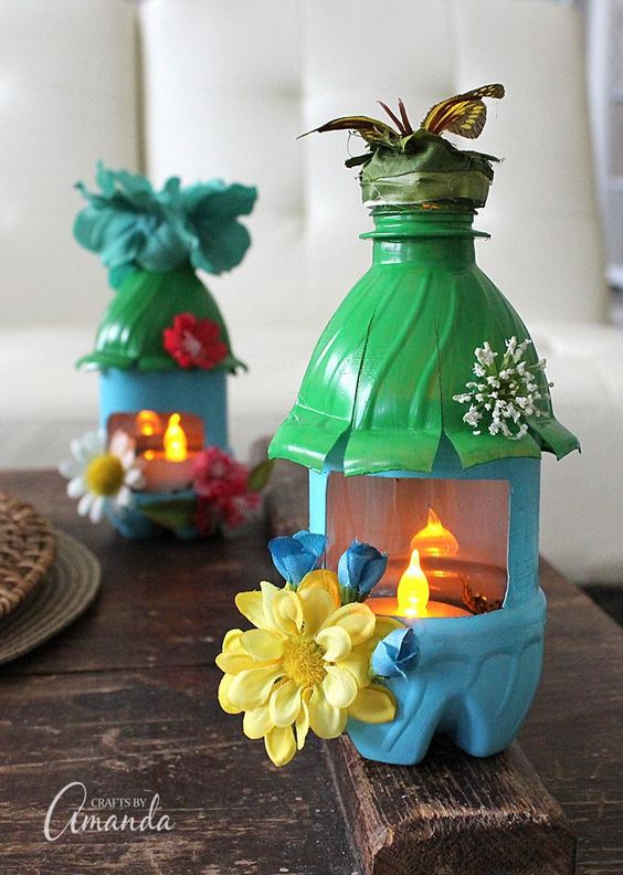 fairy night light plastic bottles