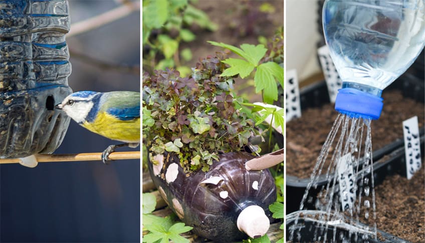 Upcycling plastic bottles