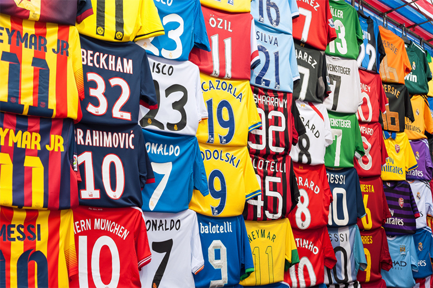 Football shirt collection 