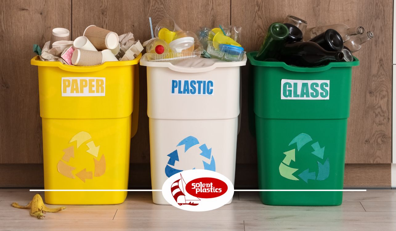 Image of recycling bins.