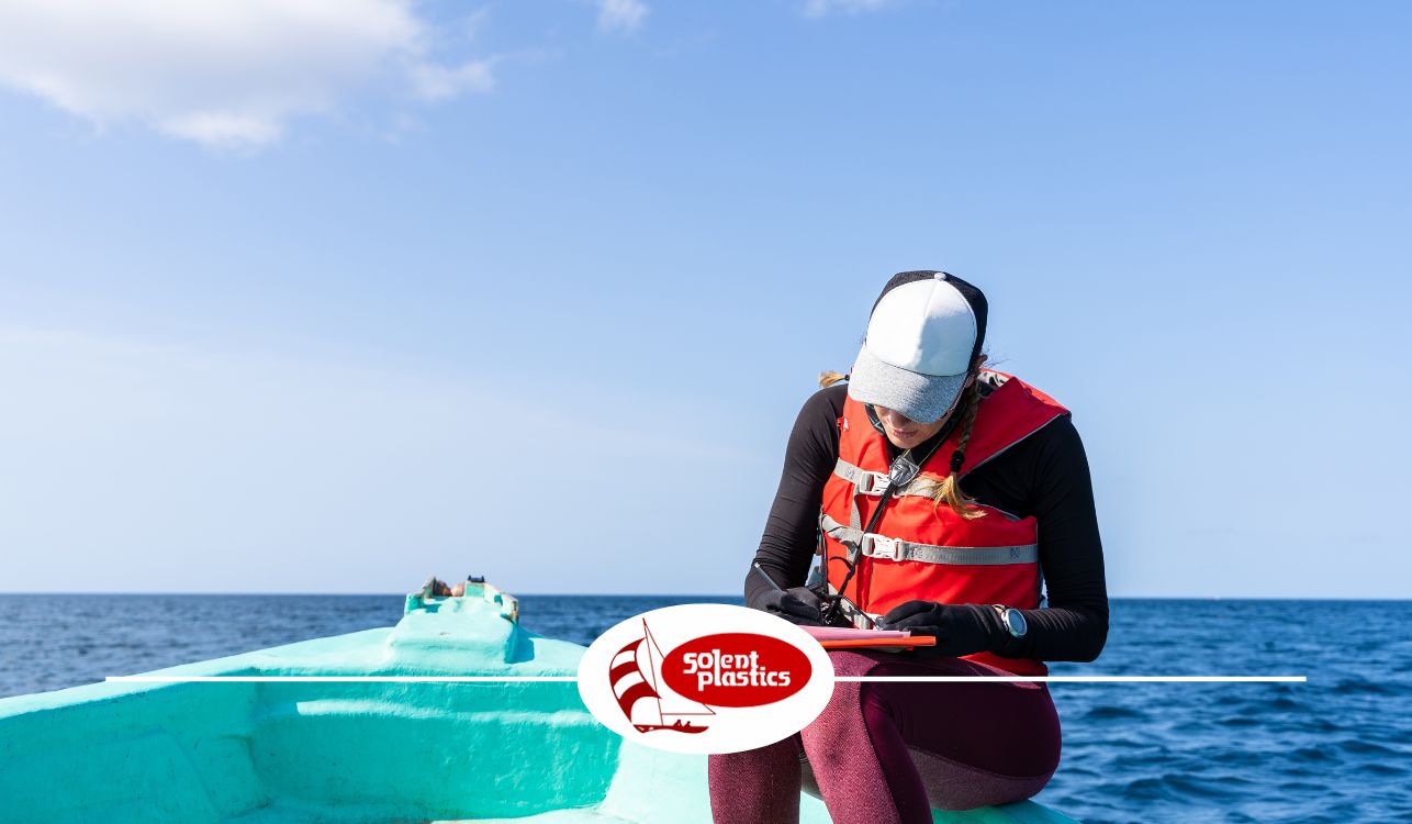 Image of women on a boat.
