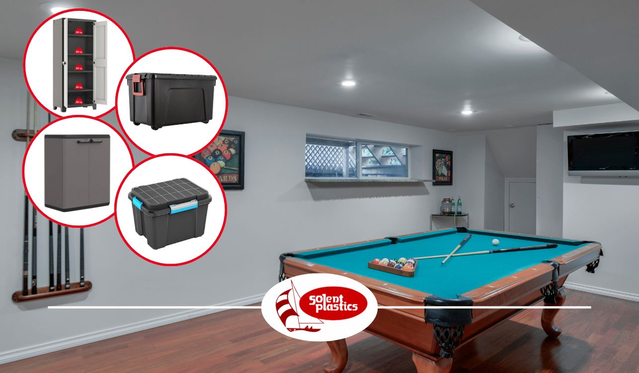 Image of a man cave garage.