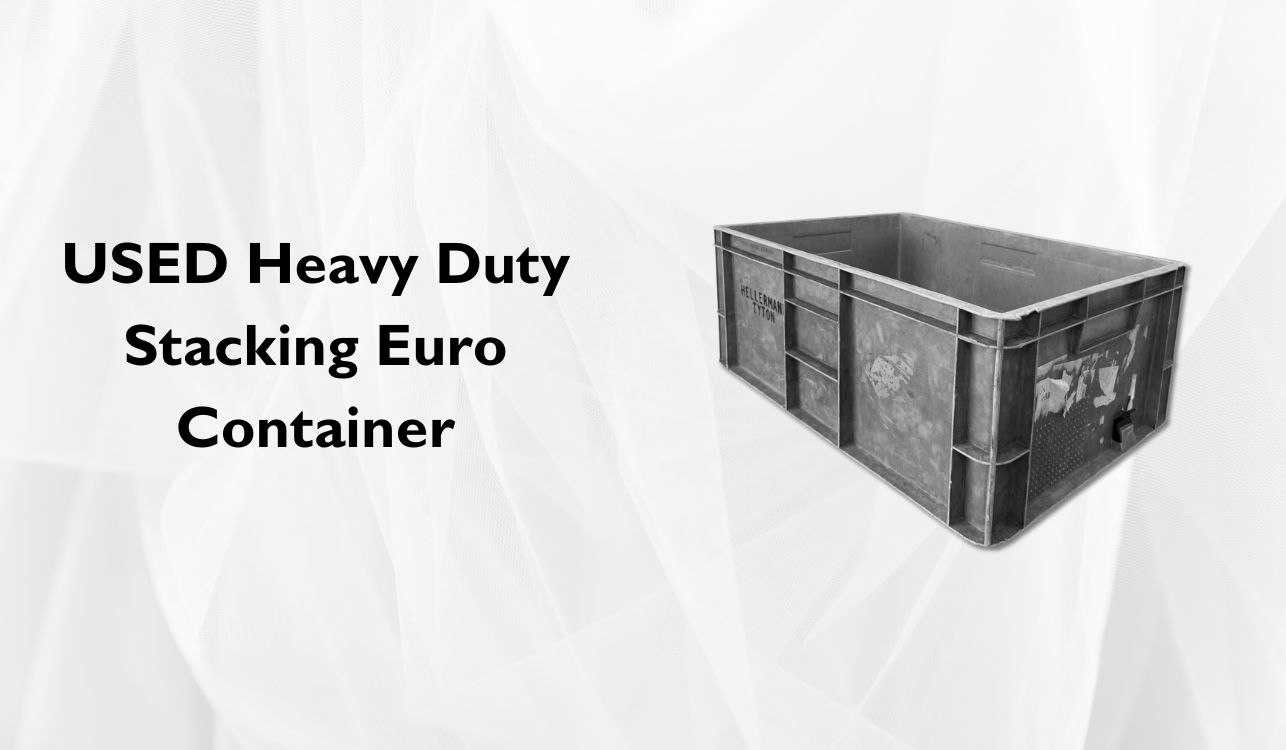 USED Heavy Duty Stacking Euro Container.
