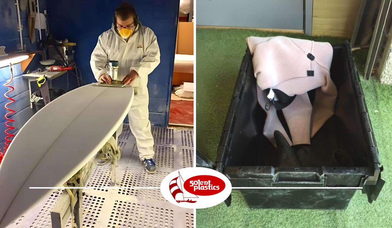 Image of wet suit storage.