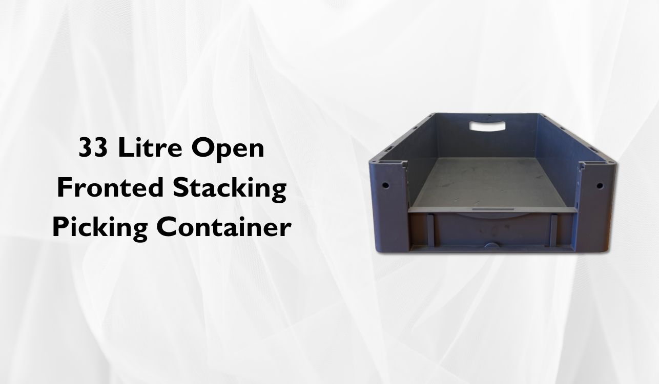 33 Litre Open Fronted Stacking Picking Container.