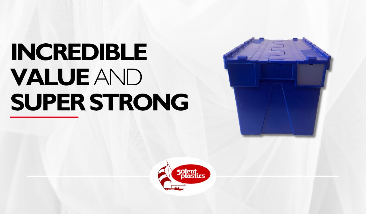 Star Product: 77 Litre Recycled Attached Lid Container