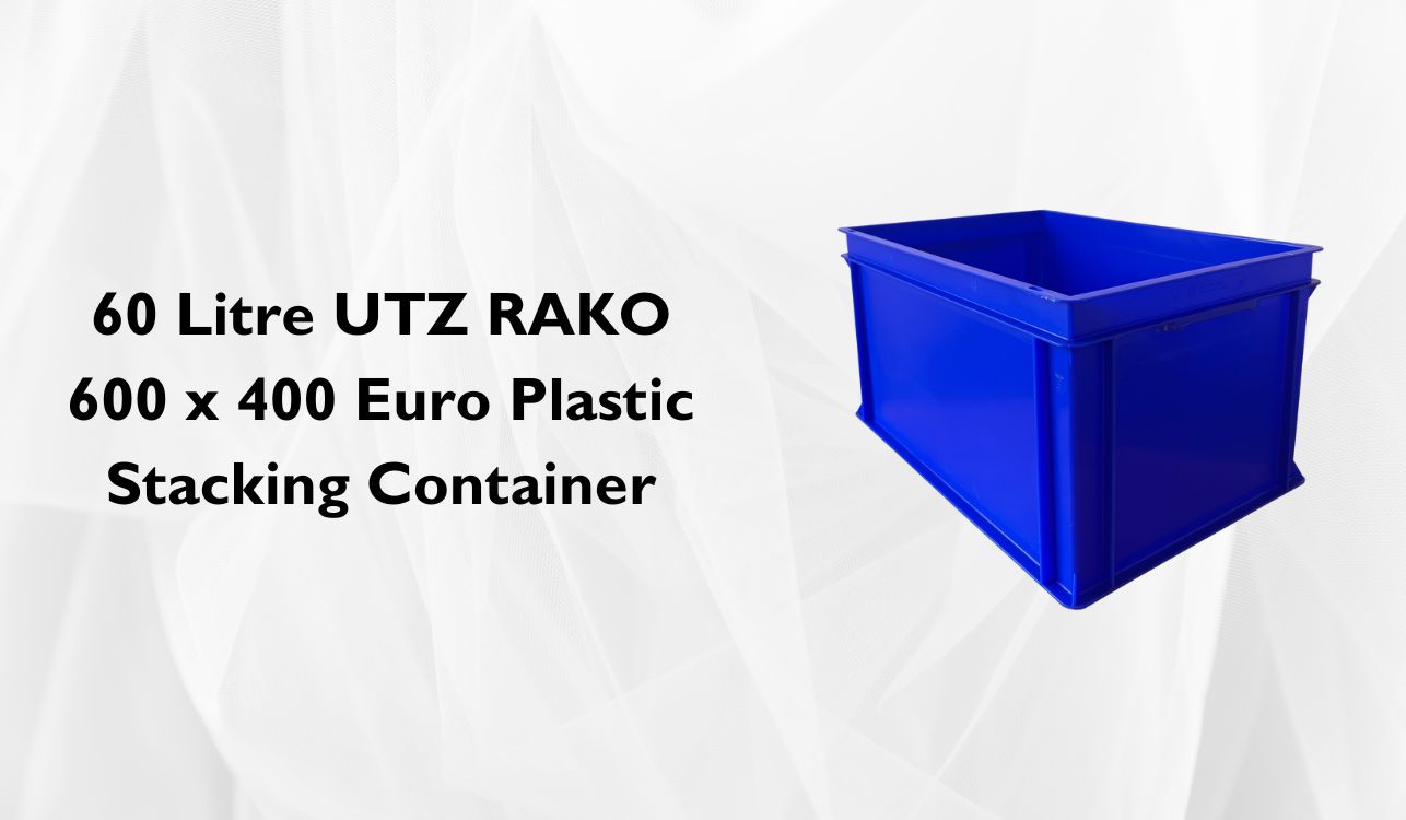 60 Litre UTZ RAKO 600 x 400 Euro Plastic Stacking Container