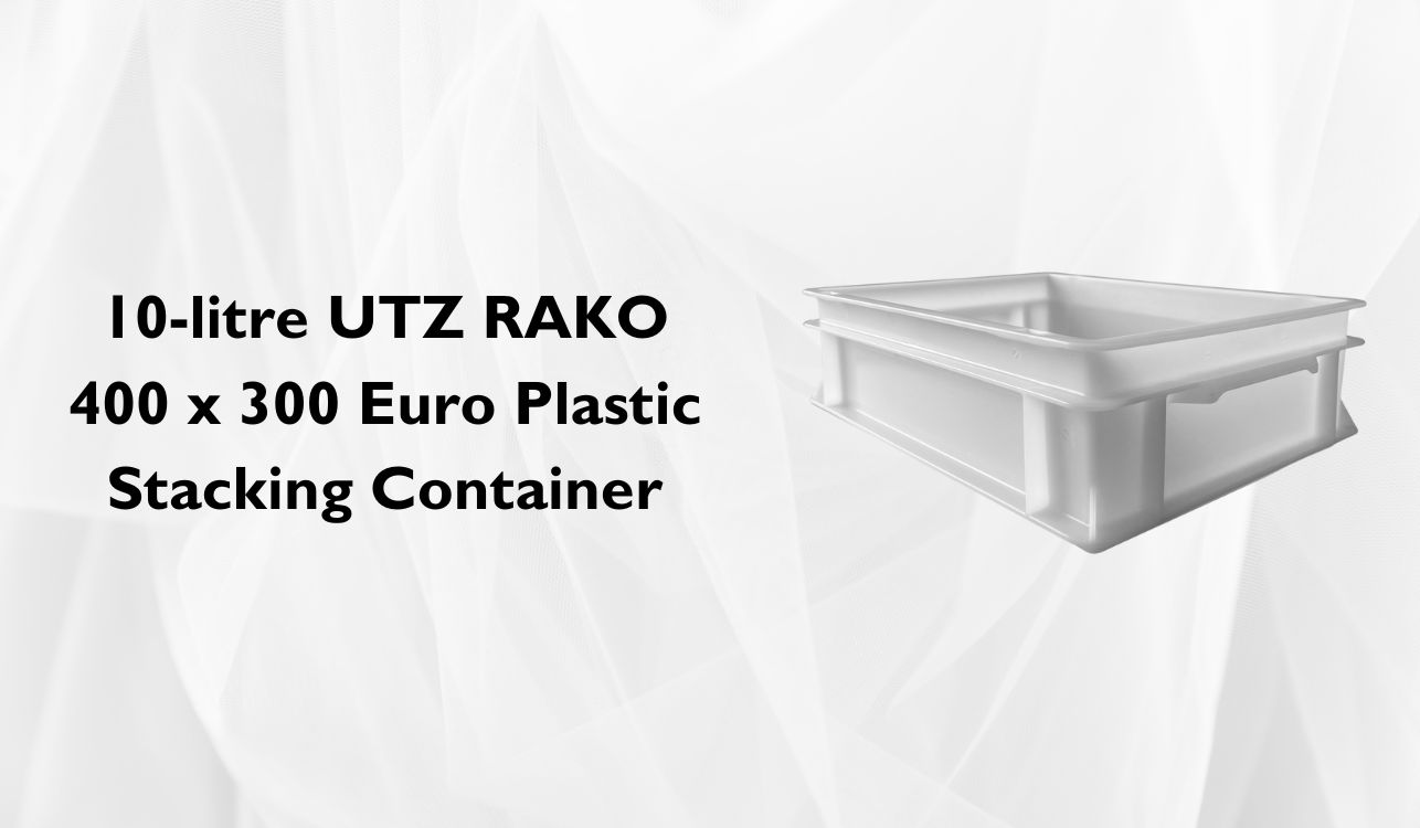 10-litre UTZ RAKO 400 x 300 Euro Plastic Stacking Container