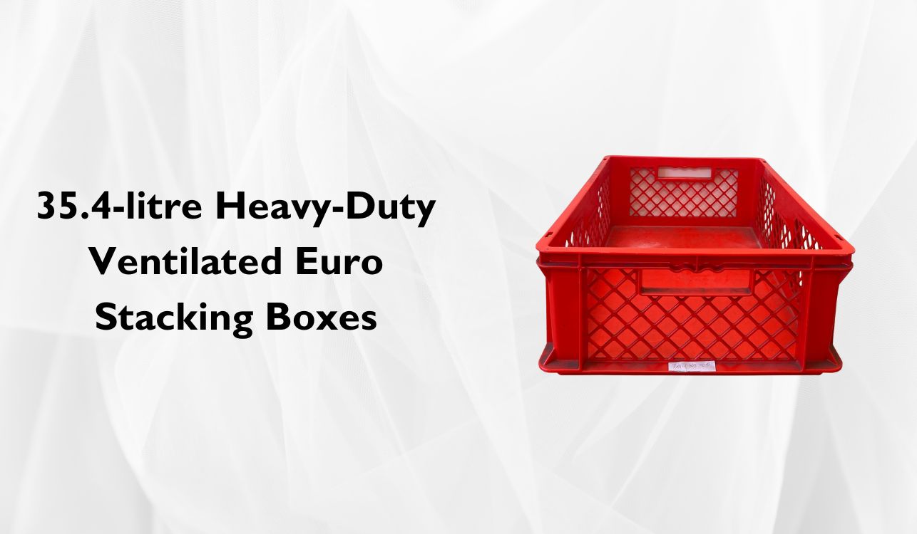 35.4-litre Heavy-Duty Ventilated Euro Stacking Boxes