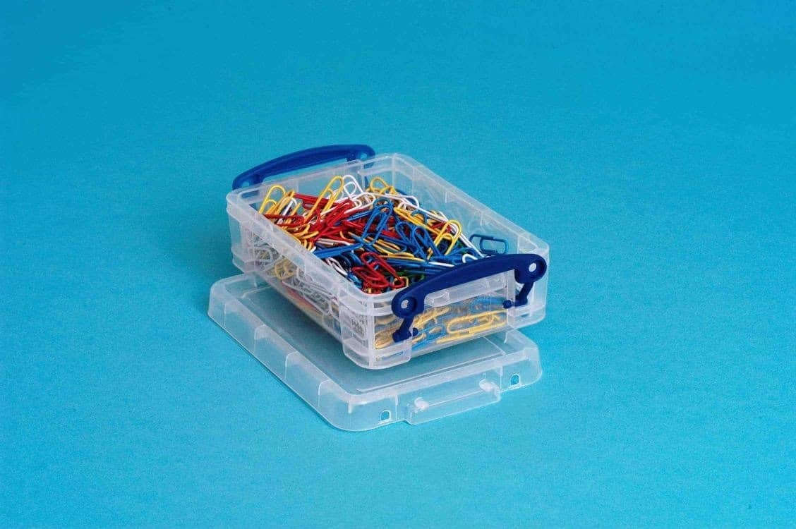 0.35 Ltr Clear Really Useful Plastic Storage Box 
