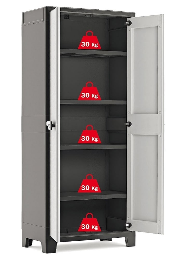 Titan Tall Water Resistant Outside Storage Cabinet 