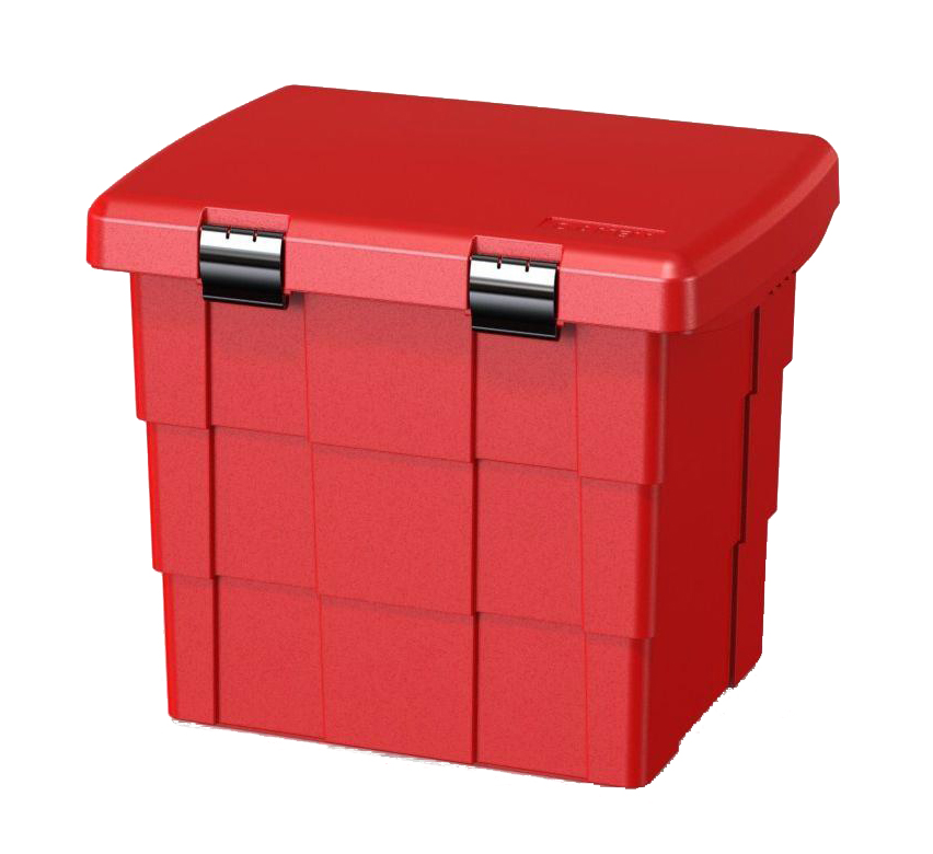The Dock Box Red - 108 Ltr Heavy Duty Waterproof Storage Box