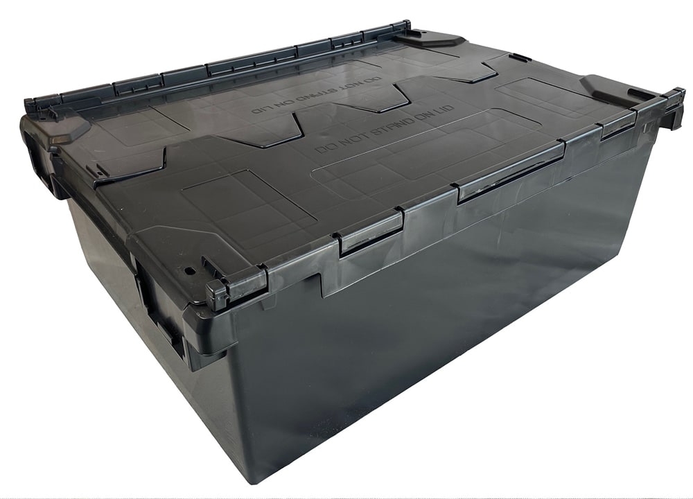 131 Litre Extra Large Recycled Attached Lid Container