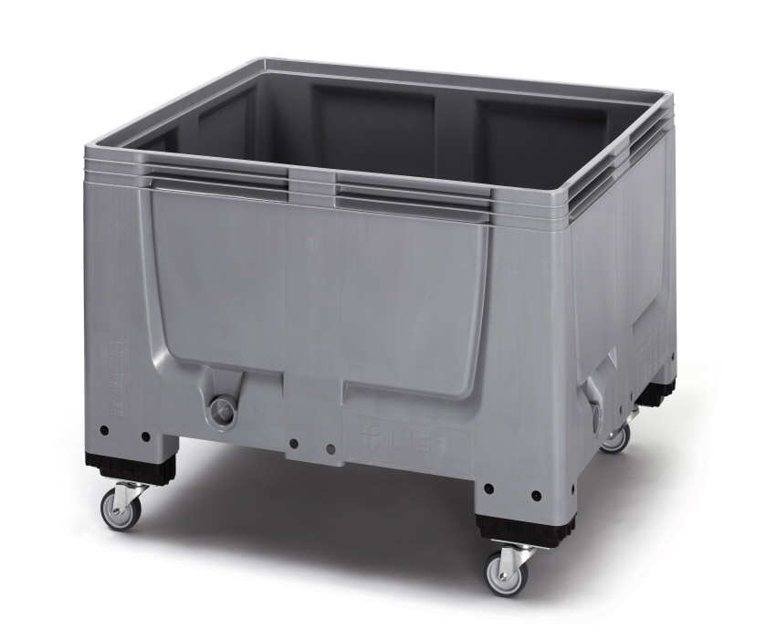 Set of 4 Swivel Castors / Wheels for All Pallet Boxes on Feet