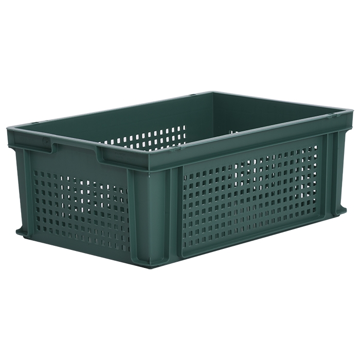 43.8 Ltr Perforated Euro Plastic Stacking Container