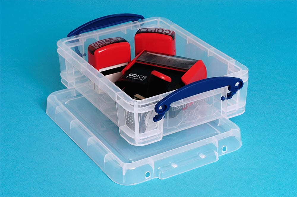 1.75 Ltr Clear Really Useful Plastic Storage Box 