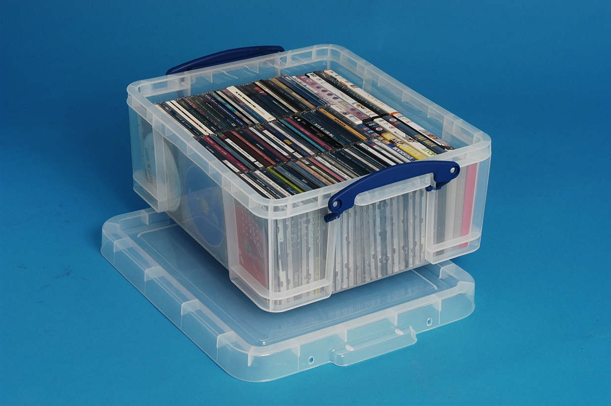 18 Ltr Clear Really Useful Plastic Storage Box