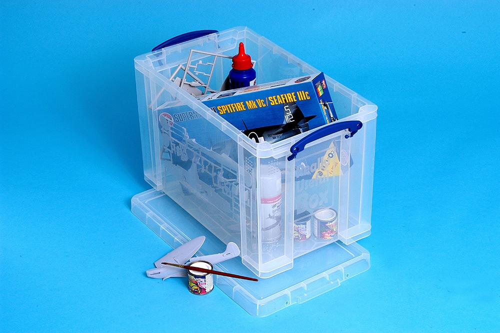 24 Ltr Clear Really Useful Plastic Storage Box 