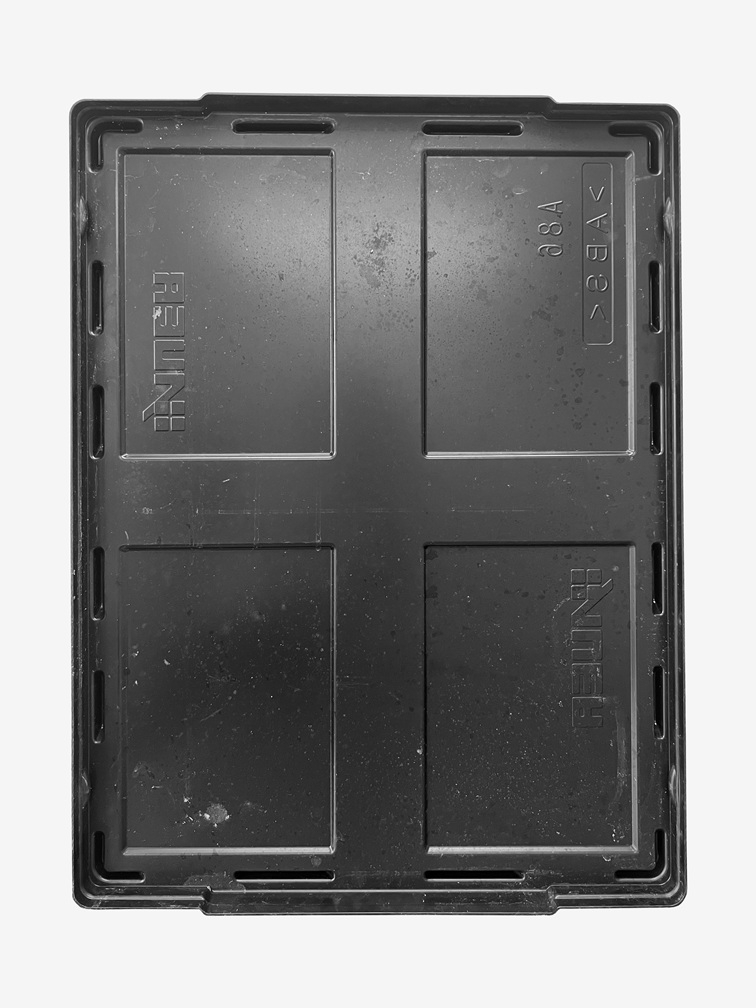 USED Clip down Lid for 800x600 Euro Plastic Stacking Container 