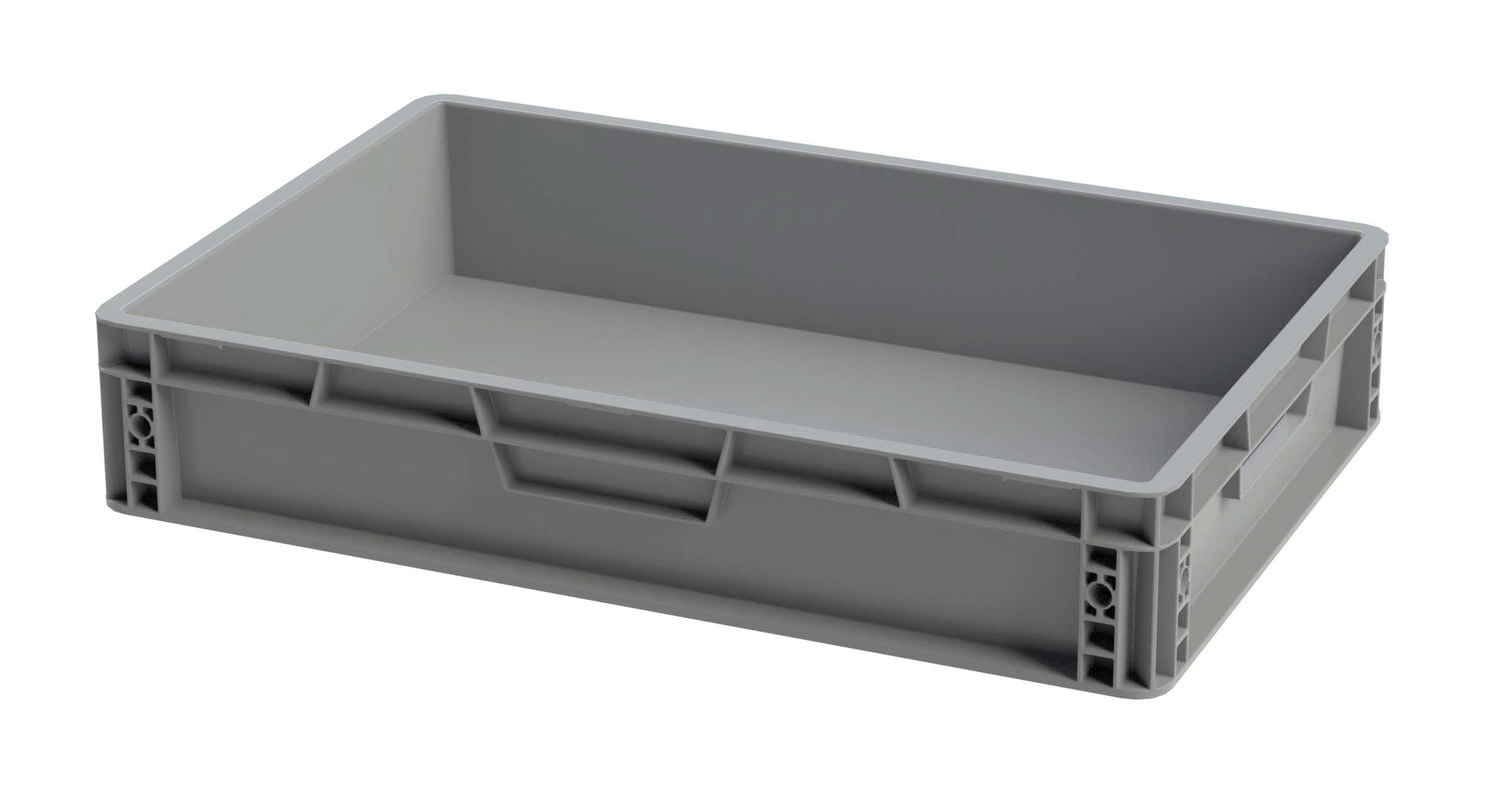 25 Litre 60 x 40cm Recycled Euro Plastic Stacking Container