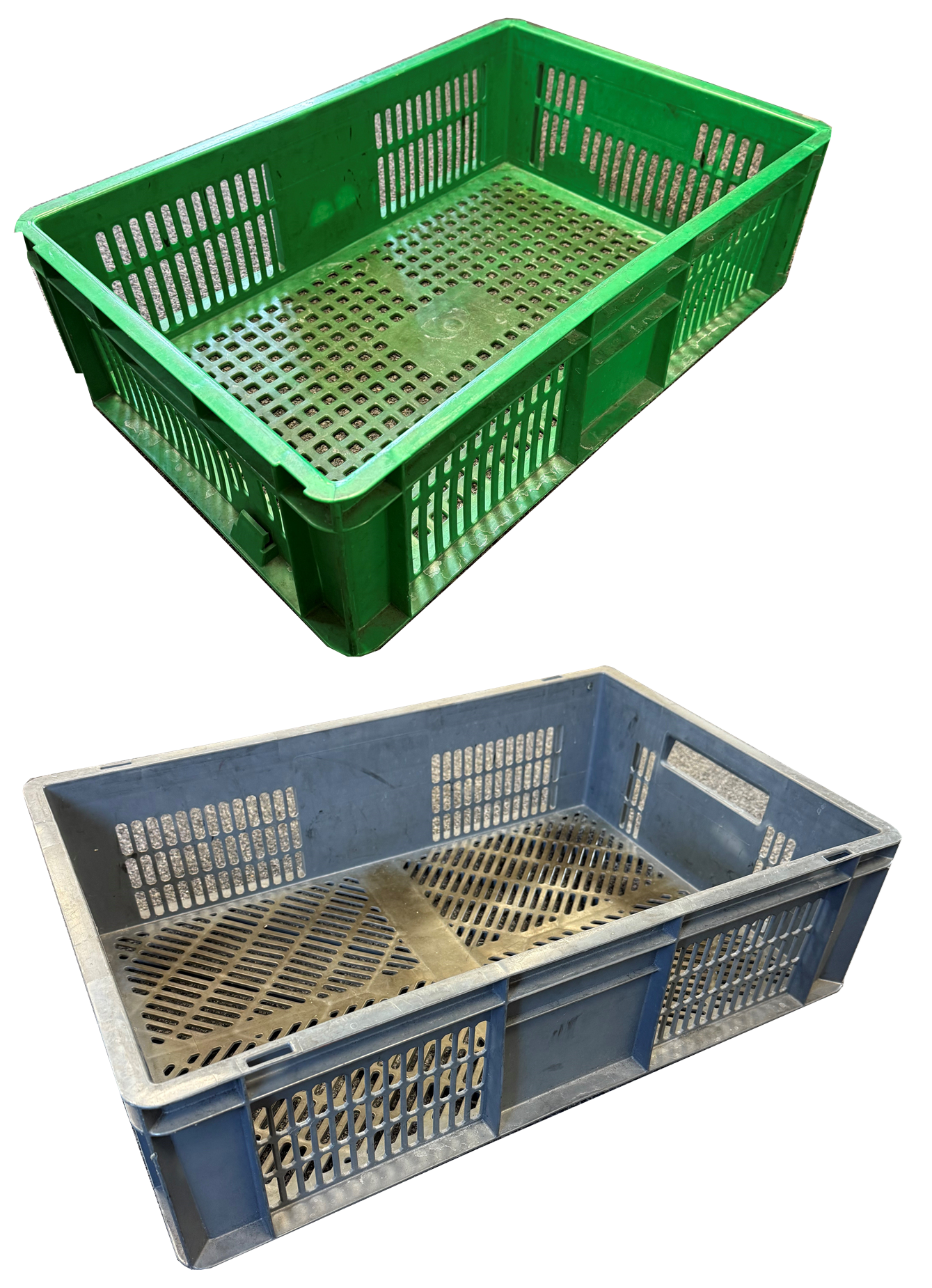 USED 32 Litre Heavy Duty Ventilated Euro Stacking Boxes