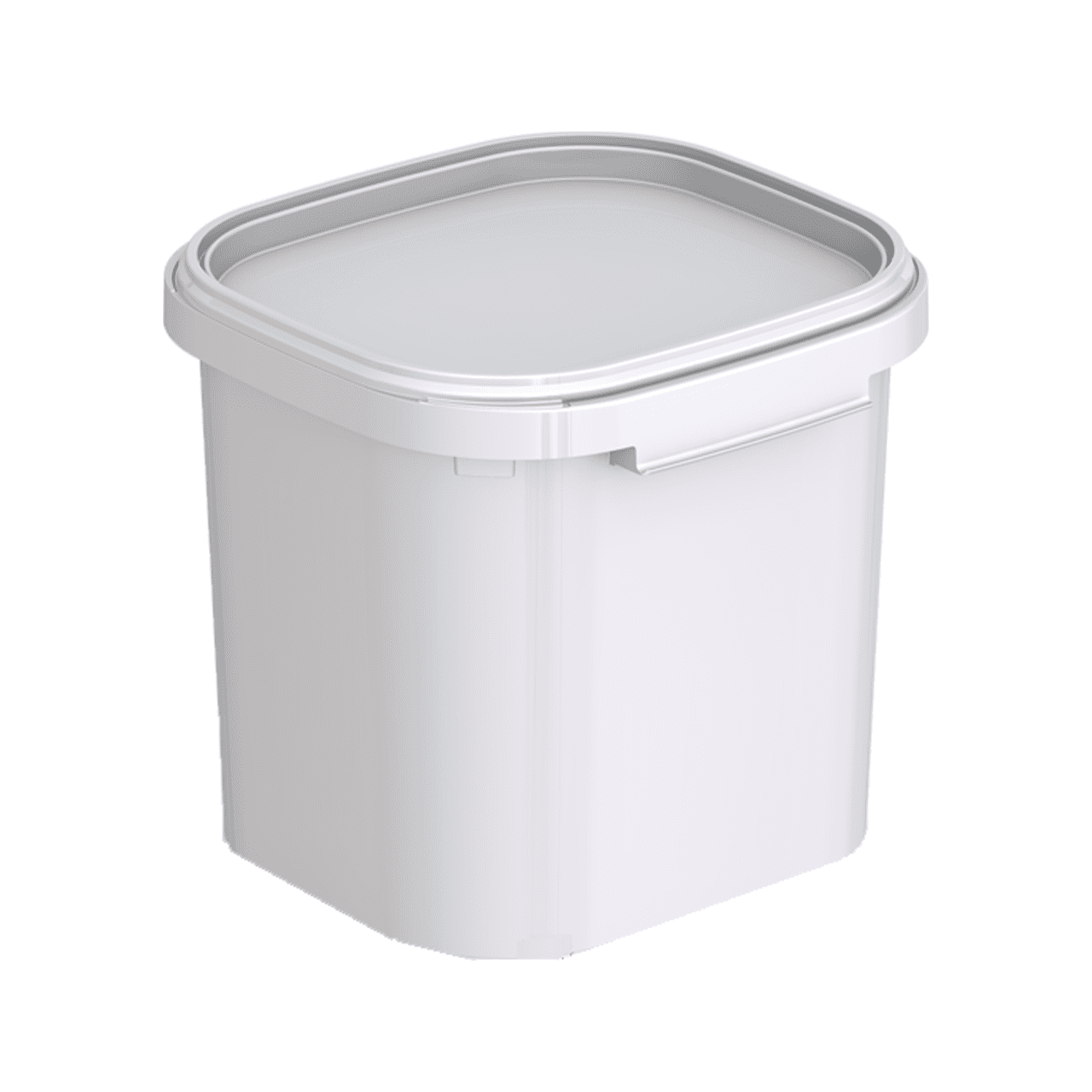 35.4 Litre Square Heavy Duty Airtight Plastic Catering Bucket 